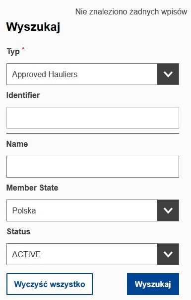 approved haulier